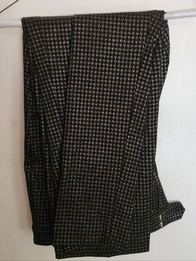 Black and Gold Houndstooth Pants